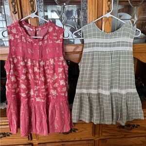 Lot of 2 Maurice’s size med tops